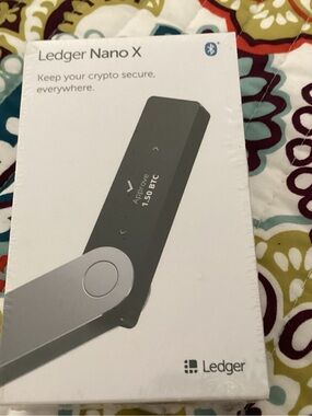 Ledger Nano X Wallet — White with Silver Accents